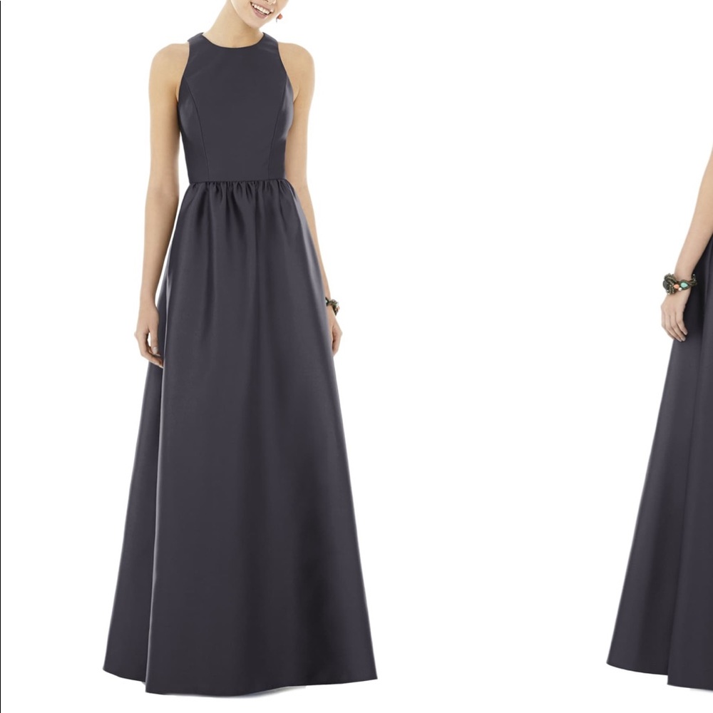 Alfred Sung Sateen Gown